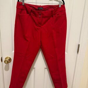 **✨ The Limited Red Ankle Pants | Size 14R ✨**